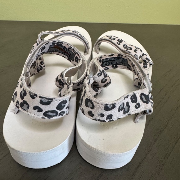 teVa midterm universal leopard print sandals nib - Picture 4 of 6